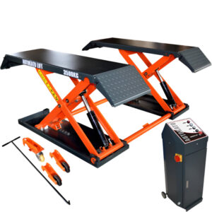 KATOOL X80 Pneumatic Mid-Rise Scissor Lift 8000 lbs Capacity Mobile Design