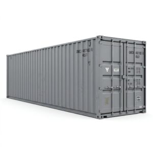 40ft Standard Dry Container - One-Trip - Gray
