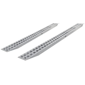 HD Ramps Plate-End Car Trailer Ramps 16' x 18" Aluminum, 5,000 lb per Axle