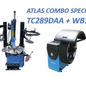 Atlas Equipment TC289DAA Rim Clamp Tire Changer + WB11 Wheel Balancer Combo Package