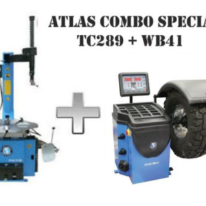 Atlas Equipment TC289 Rim Clamp Tire Changer + WB41 Wheel Balancer Combo Package
