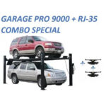 Atlas® Automotive Equipment Atlas Equipment PRO9000 4 Post Lift + SJ35 Sliding Jacks Combo