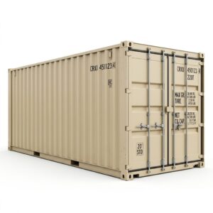 20ft Standard Dry Container - One-Trip - Beige