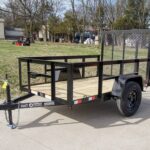 5x8 Straight Deck Utility Trailer with 2ft Side Rails 3500lb Axle