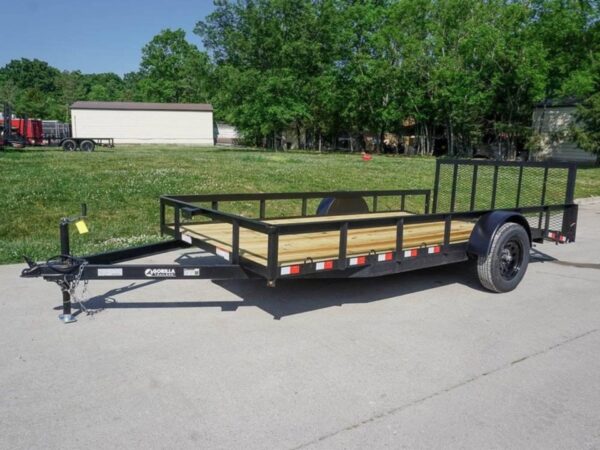 7x14 Dovetail Utility Trailer 3,500lb Axle, product image 1