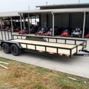 6.4x20 Dovetail Utility Trailer (2) 3500lb Axles 7K GVWR