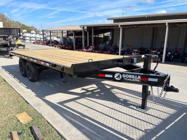 8.5x18 Deckover Trailer (2) 7,000lb Axles with Slide Out Ramps, product image 1