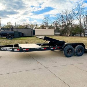7x20 Heavy Duty Hydraulic Tilt Car Hauler Trailer (2) 7K Axles 14K GVWR