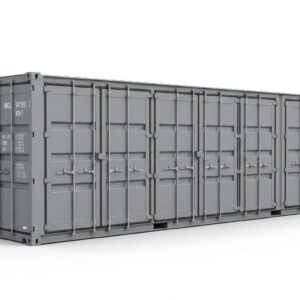 40ft High Cube Open Side Container - One-Trip - Gray
