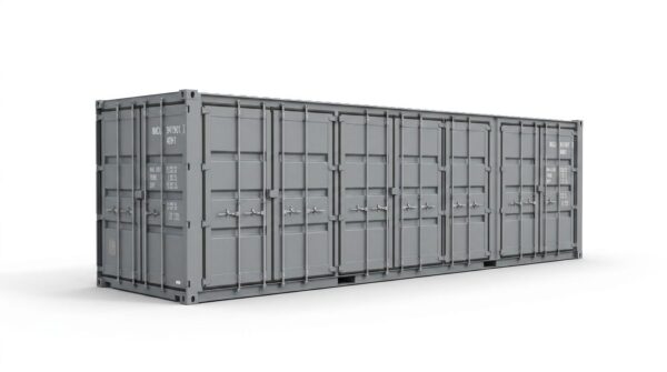 40ft High Cube Open Side Container - One-Trip - Gray, product image 1