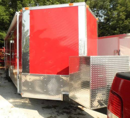 Enclosed Trailer 8.5’x26′ Red – Lawn Equipment Car Motorcycle Hauler Storage, product image 1