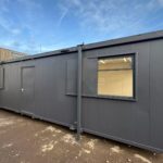 32 x 10 ft Custom Cabin — Canteen/Office with New WC/Wash…