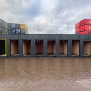 40ft High Cube Multi-Store Container – 7-Bay Self Storage…