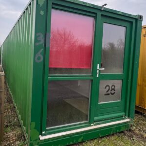 40 Ft Converted Shipping Container Home — 2 Rooms