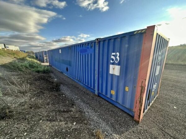 53′ High Cube Steel Shipping Container, product image 1