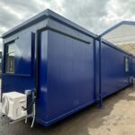 CUSTOM — 32 x 10 ft Cabin — Office + Canteen + 1+1 WC/Wash…
