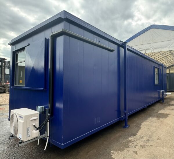 CUSTOM — 32 x 10 ft Cabin — Office + Canteen + 1+1 WC/Wash…, product image 1