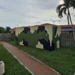 20ft Camouflage Storage Container – Wind & Water Tight