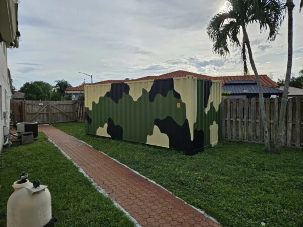 20ft Camouflage Storage Container – Wind & Water Tight, product image 1