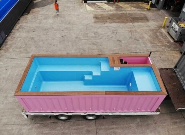 Pink 20 FT Container Pool, product image 1