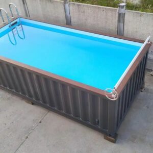 20ft Container Swimming Pool – Steel Container Pool with…