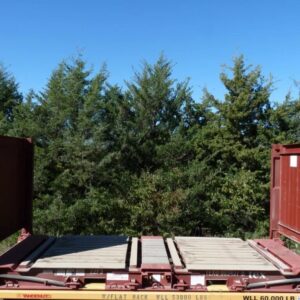 20FT Flat Rack Shipping Container – One Trip (Like New)