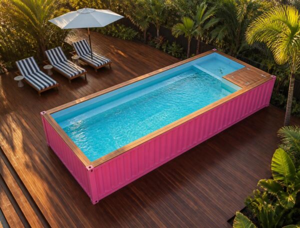Pink 30 FT Container Pool, product image 1