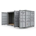 20ft 2-Door Side Opening Container - One-Trip - Gray