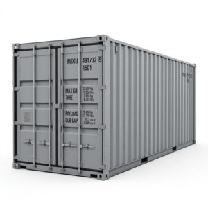 40ft High Cube Container - One-Trip - Gray
