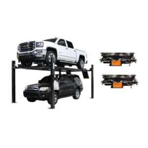 Atlas APEX9 ALI-Certified 9k 4-Post Lift + 2x ProJack 45 Rolling Jacks Combo Package