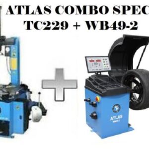 Atlas® Equipment TC229 Rim Clamp Tire Changer + WB49-2 Wheel Balancer Combo Package