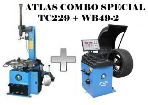 Atlas® Equipment TC229 Rim Clamp Tire Changer + WB49-2 Wheel Balancer Combo Package, product image 1