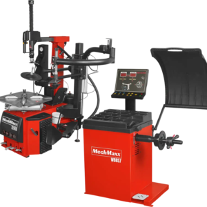 MechMaxx TC9682+WB857 Tire Changer High Performance Tilt Back Wheel Balancer Bundle New