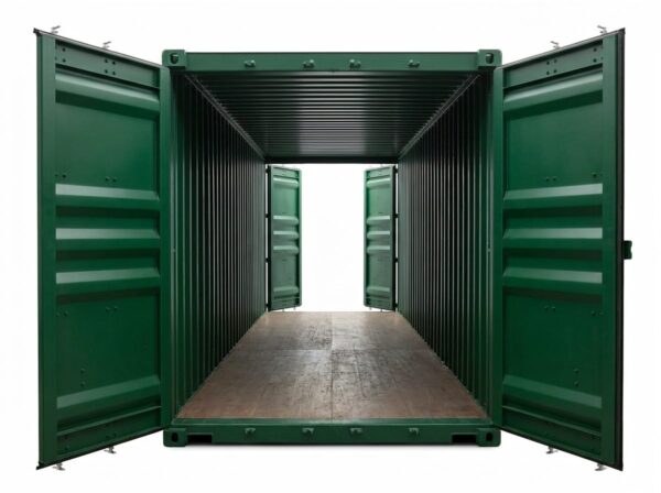 40ft High Cube Tunnel Container - One-Trip - Green, product image 1